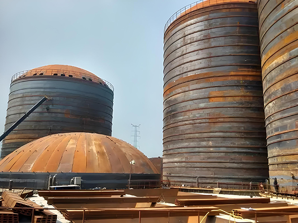 盐津焦粉钢板仓